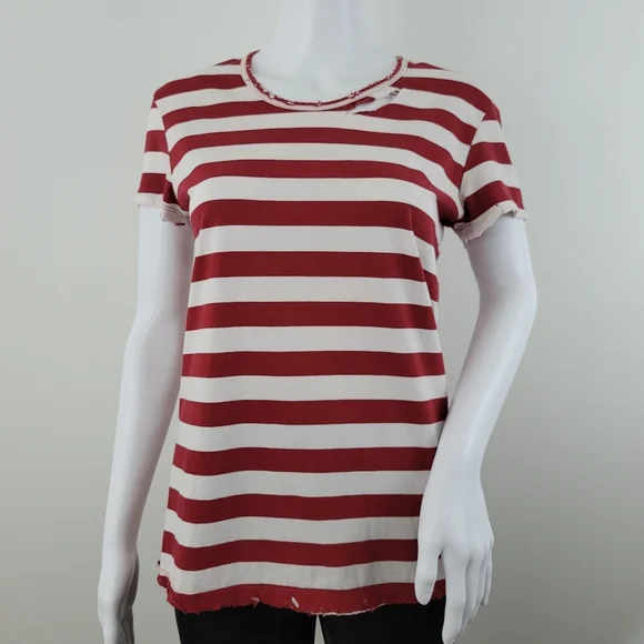 RtA Nicola 100% Cotton Distressed Tee - Picture 3 of 15